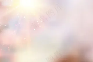 阳光在粉色背景上闪烁。