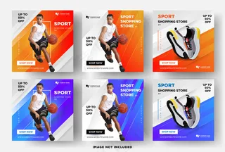 社交媒体帖子横幅banner模板