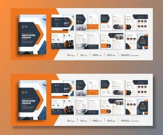 公司简介手册模板设计