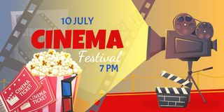 爆米花电影节横幅banner