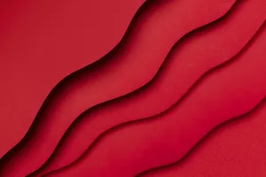 红色液体对纸张背景层的影响