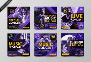 音乐节模板集合模板