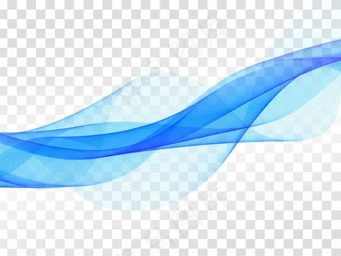 现代蓝波时尚透明eps,ai矢量模版下载