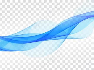 现代蓝波时尚透明