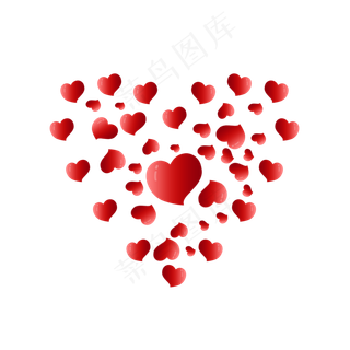 创意浪漫爱心装饰