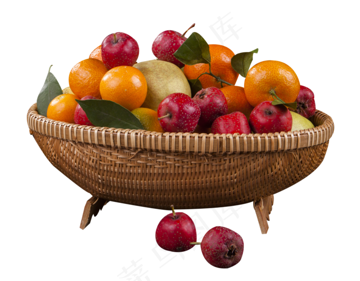 新鲜水果桔子梨子山楂