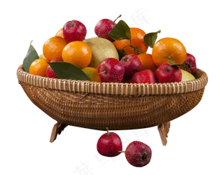 新鲜水果桔子梨子山楂