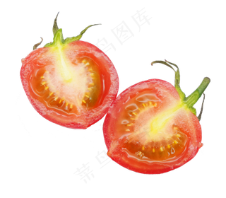 切开西红柿水果