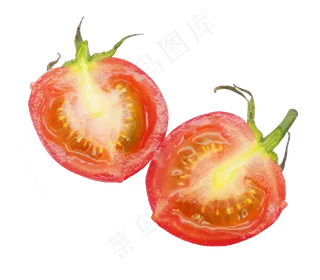 切开西红柿水果