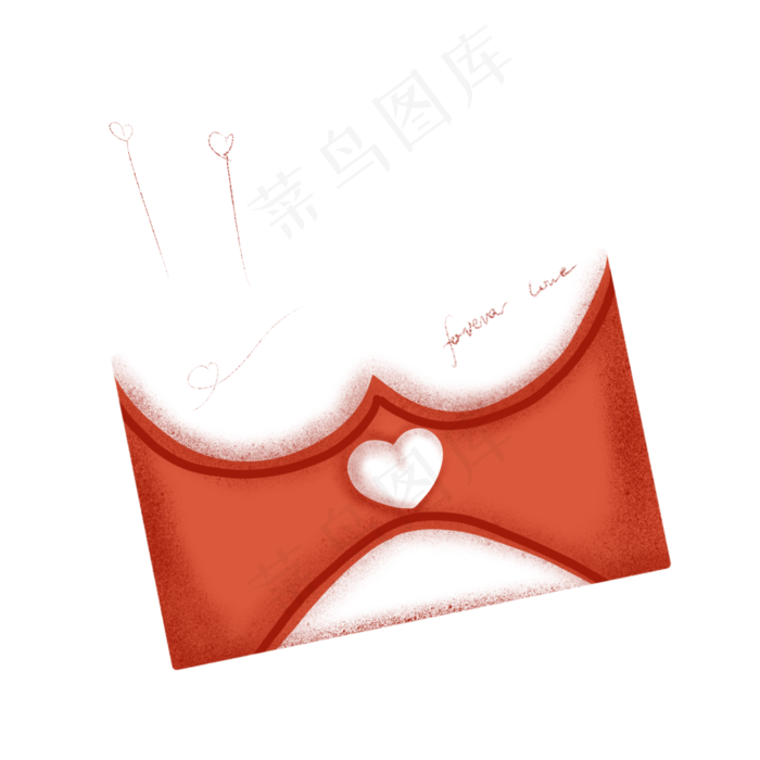 七夕节爱心信封