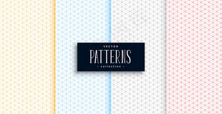 四色小三角形图案集