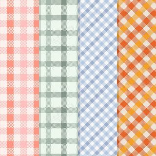 粉彩方格图案系列