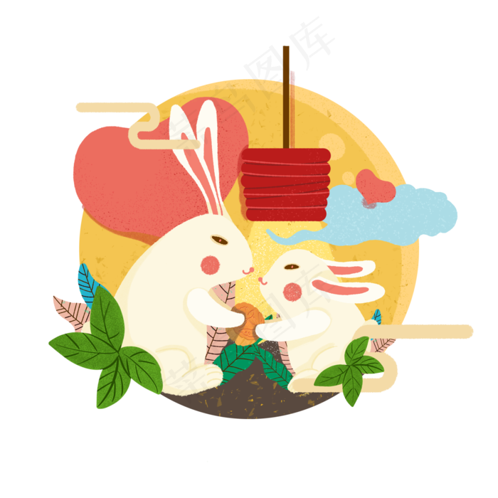 中秋节兔子
