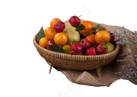 实拍色彩鲜艳的水果