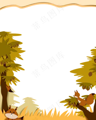 秋天边框