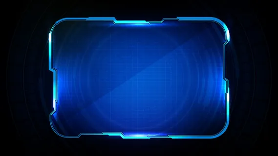 蓝光科技的抽象未来框架科幻框架插图