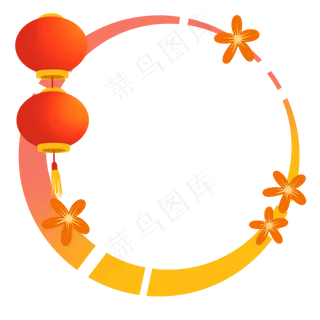 中秋节灯笼边框