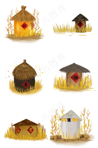 立秋丰收金色粮仓