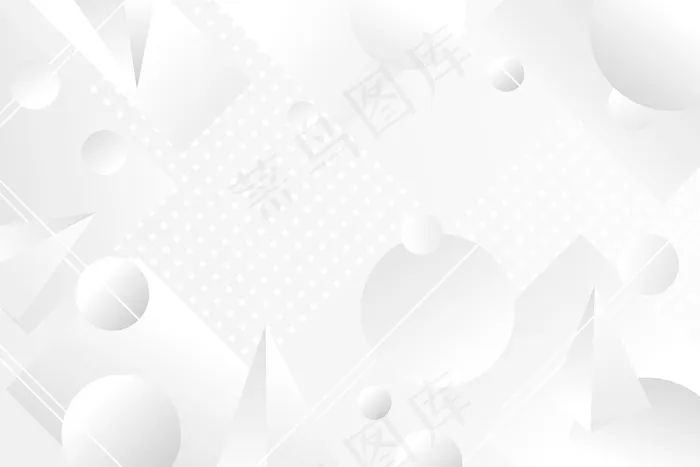 抽象几何图形白色背景eps,ai矢量模版下载