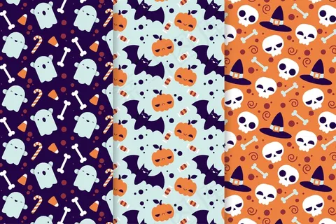 万圣节平面图案