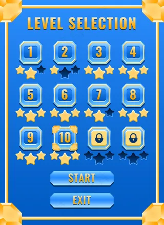 肖像幻想金钻游戏ui级gui资产元素选择界面