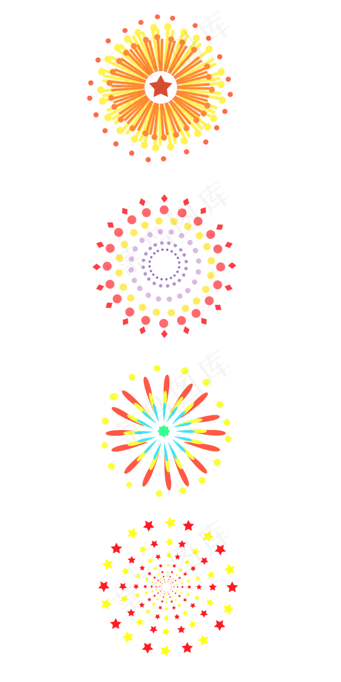 新年烟花爆竹(2000X4000(DPI:71))psd模版下载