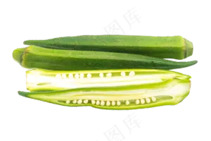 绿色秋葵蔬菜