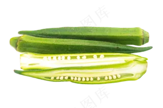 绿色秋葵蔬菜