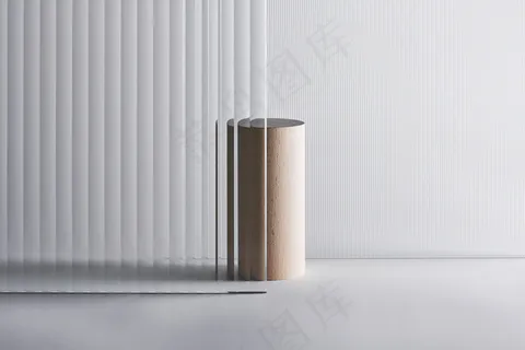 带支架的图案玻璃产品背景 带支架的图案玻璃产品背景