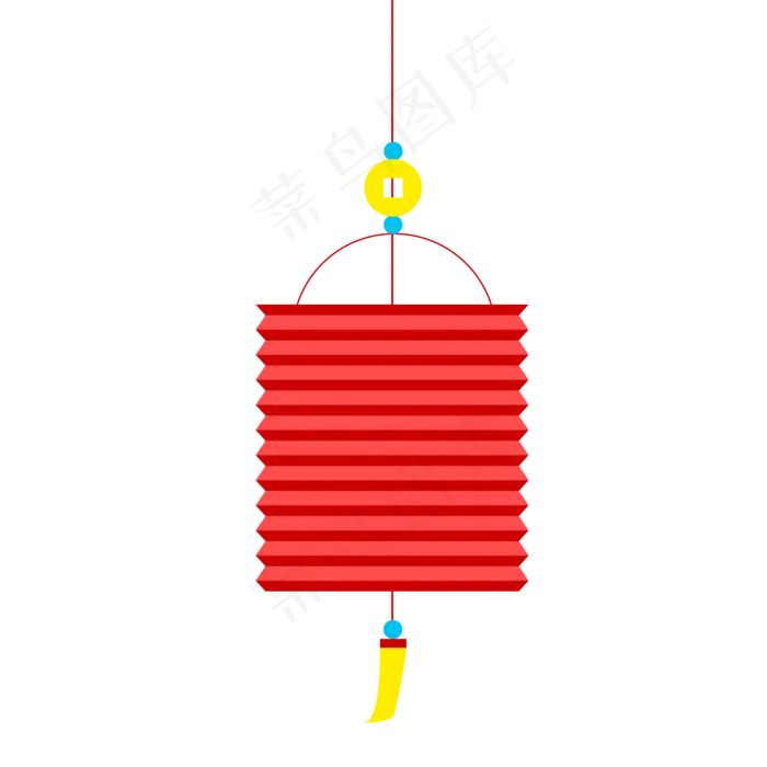 中秋节红灯笼(2000*2000px 300 dpi )ai矢量模版下载