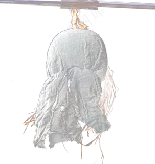 挂着的头鬼节恐怖的骷髅