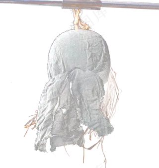 挂着的头鬼节恐怖的骷髅