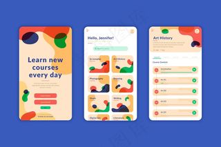 课程应用程序界面概念