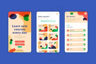 课程应用程序界面概念