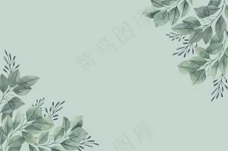 自然元素的粉彩背景