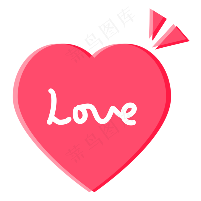 七夕情人节love字母爱心