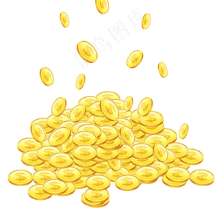 金币堆金币金钱黄金