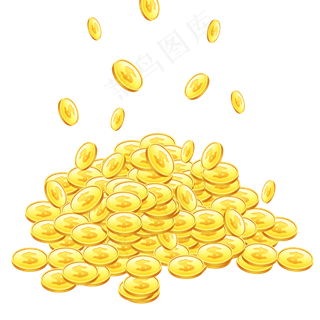 金币堆金币金钱黄金
