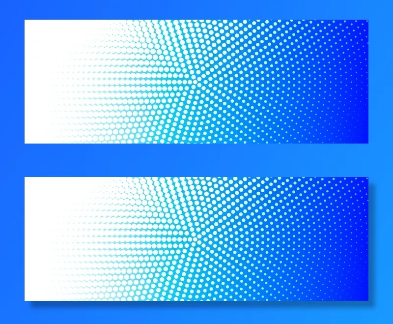 抽象的蓝白相间的条幅背景