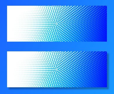 抽象的蓝白相间的条幅背景