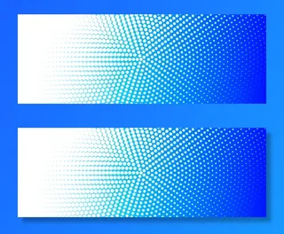 抽象的蓝白相间的条幅背景