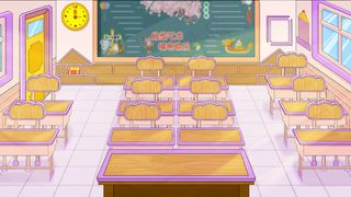 开学季紫色学生学习教育补习读书学校补习班