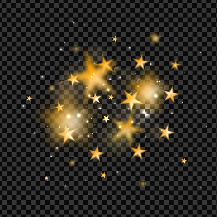 金色模糊的星星eps,ai矢量模版下载