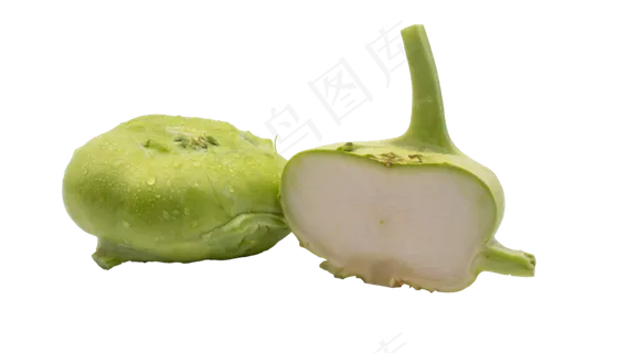 切开蔬菜芥菜头