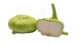 切开蔬菜芥菜头