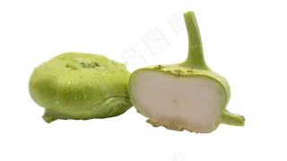 切开蔬菜芥菜头