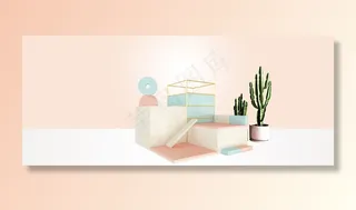 秋冬季女鞋上新大促简约咖色banner