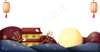 中秋节中国风边框