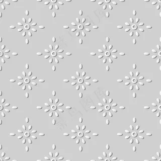 白纸艺术圆形十字点花，时尚的装饰图案背景为网页横幅banner贺卡