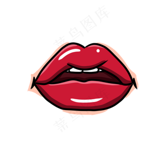 七夕情人节手绘嘴唇下载